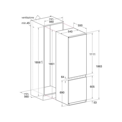 HOTPOINT-ARISTON BCB 33AA FC 