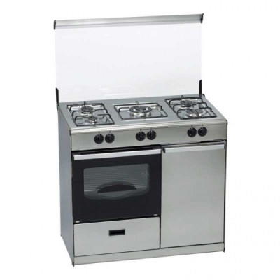 V-1052 TCX BUTANO 5 FUEGOS INOX 89x55x86