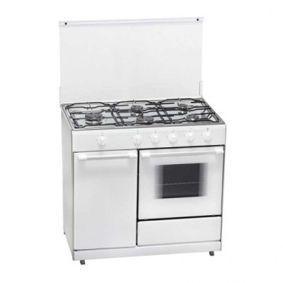 V-1900 W BUTANO 5 FUEGOS BLANCA 88x55x84