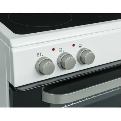 Conjunto de Cocina eléctrica LOGIK LDOC60W17 - Blanca, Doble Horno