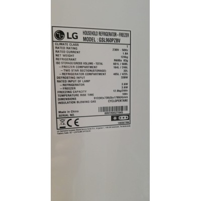 FRIGO Americano LG GSL960PZBV Inox A++ Con dispensador