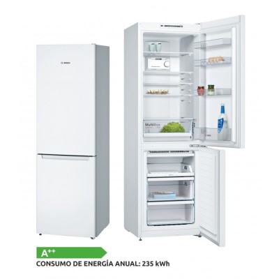 BOSCH KGN36NW3B NOFROST A++ ALTO 186 CM ANCHO 60 CM BLANCO