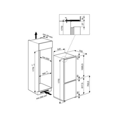 Whirlpool ART 459/A+/NF/1  Integrado Blanco 264 L A+