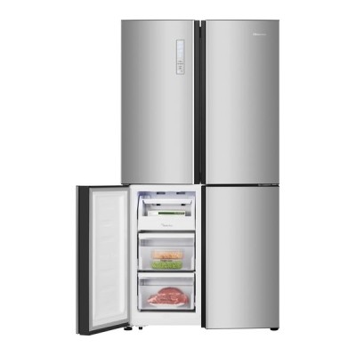 FRIGO AMERICANO HISENSE RQ689N4BD1 COLOR ACERO A + 4 PUERTAS