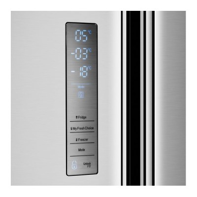 FRIGO AMERICANO HISENSE RQ689N4BD1 COLOR ACERO A + 4 PUERTAS