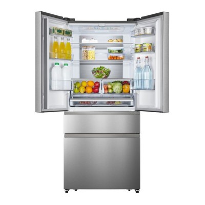 Frigorífico  HISENSE PureFlat RF540N4AI1 inox 181 x 79 x 67,5 cm con 2 cajones cat.F