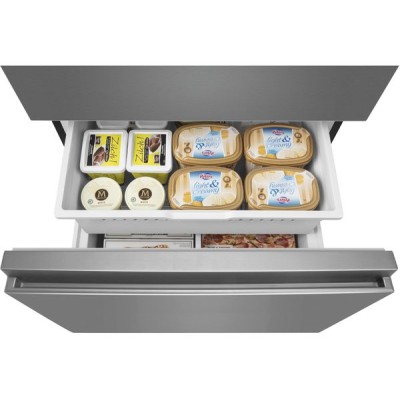 Frigorífico  HISENSE PureFlat RF540N4AI1 inox 181 x 79 x 67,5 cm con 2 cajones cat.F