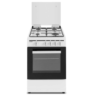 COCINA DE GAS SAUBER SCW41GB 4 zonas coccion blanca