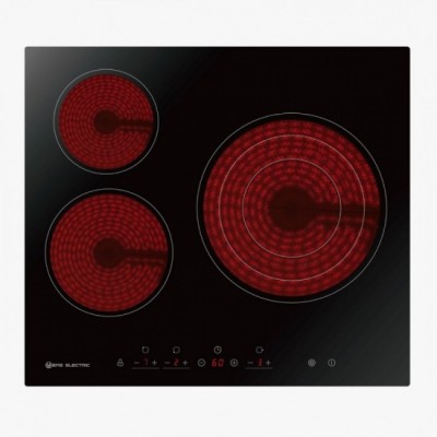 PLACA VITROCERAMICA EAS ELECTRIC 3 ZONAS 1 TRIPLE 295MM. CONTROL TACTIL PLACA VITROCERAMICA EAS ELECTRIC 3 ZONAS 1 TRIPLE 295MM. CONTROL TACTIL