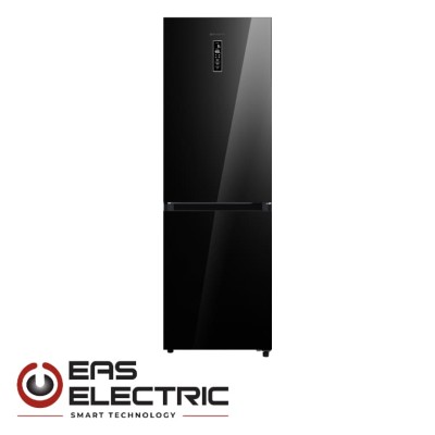 FRIGO COMBI EAS ELECTRIC EMC206ASGN 200X60CM CLASE A++/E STEEL COOLING CRISTAL NEGRO