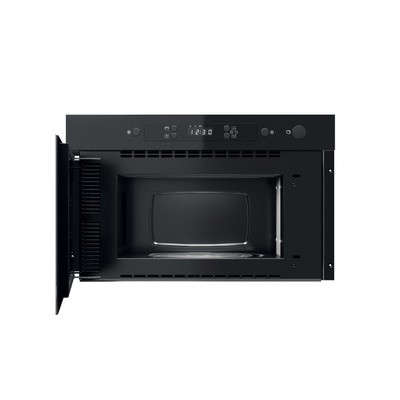 Microondas de encastre Whirlpool MBNA900B, Cristal Negro, 22L,1300W