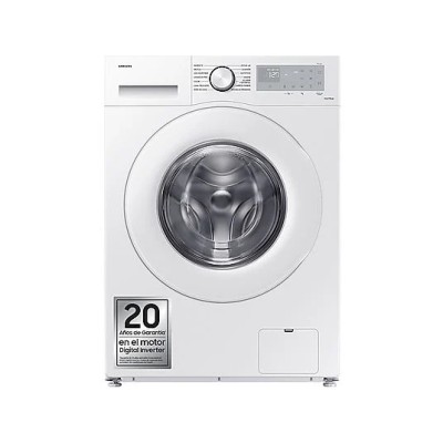 Lavadora carga frontal Samsung WW80CGC04DTHEC, Blanca, 8Kg, 1400rpm, A, Wifi integrado