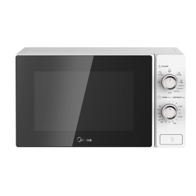 Microondas Midea MCM208GMWP, libre instalación, Blanco, 20L, con Grill