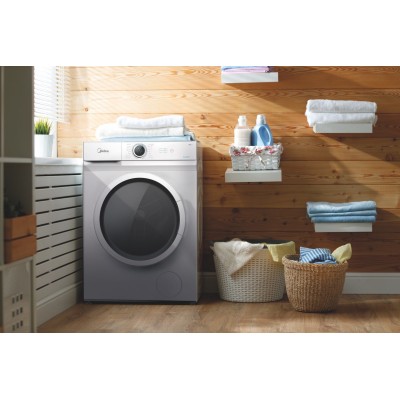 Midea MF100W80B W-ES lavadora Carga frontal 8 kg 1400 RPM Blanco