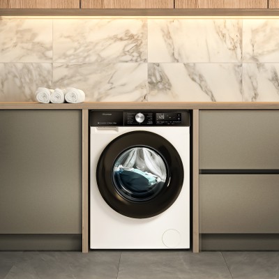Hisense WD3S9043BW3 lavadora-secadora Independiente Carga frontal Blanco D