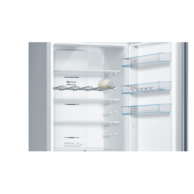 Bosch Serie 4 KGN39VIEA nevera y congelador Independiente 368 L E Acero inoxidable
