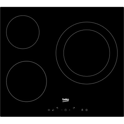 Beko HIC63402T hobs Negro Integrado Cerámico 3 zona(s) Beko HIC63402T hobs Negro Integrado Cerámico 3 zona(s)
