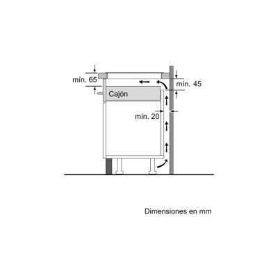 Balay 3EB865XR hobs Negro Integrado Con placa de inducción 3 zona(s)