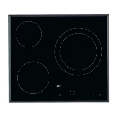 AEG HK623021FB Negro Integrado 60 cm Cerámico 3 zona(s)