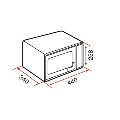 Teka MWE 225 G Blanco Encimera 20 L 700 W