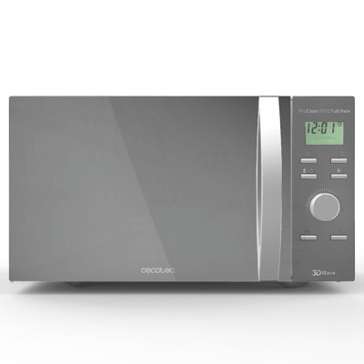 Cecotec 01544 microondas Plata Microondas con grill Encimera 30 L 1000 W