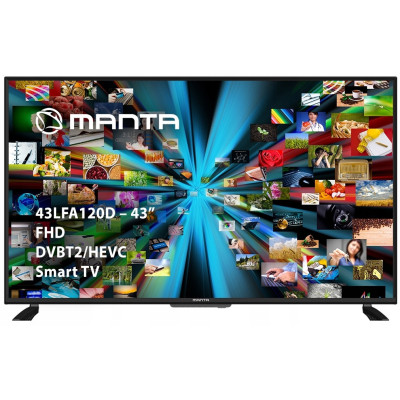 Manta 43LFA120D 109,2 cm (43") Full HD Smart TV Negro