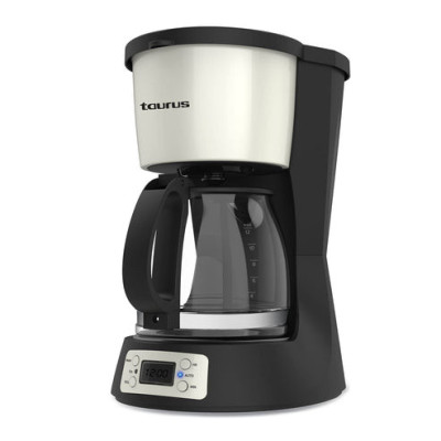 Taurus Vintage Digital Cream Totalmente automática Cafetera de filtro 1,5 L