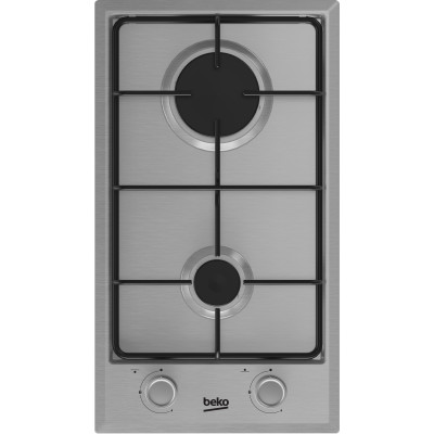 Beko HDCG 32220 FX Acero inoxidable Integrado 29 cm Encimera de gas 2 zona(s)