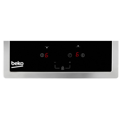 Beko HDMC32400TX hobs Acero inoxidable Integrado 30 cm Cerámico 2 zona(s)