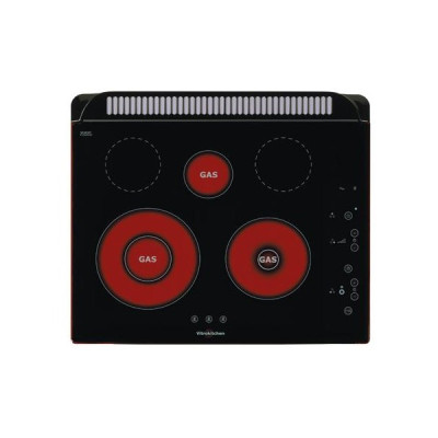 Vitrokitchen 301TGN hobs Negro Integrado Combi 5 zona(s)