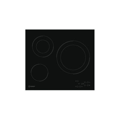 Indesit RI 360 C (ES) hobs Negro Integrado Cerámico 3 zona(s)