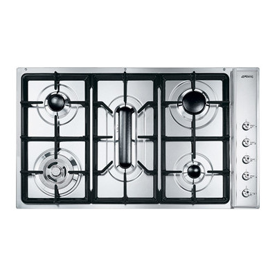 Smeg E93SGH3 Acero inoxidable Integrado Encimera de gas 5 zona(s)