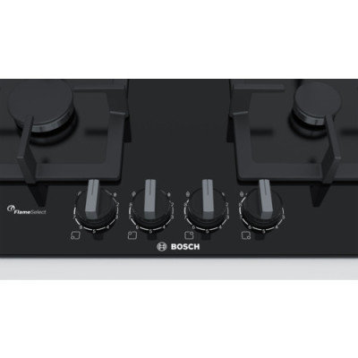 Bosch Serie 6 PPP6A6B20 hobs Negro Integrado Encimera de gas 4 zona(s)