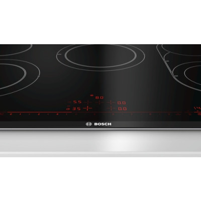 Bosch Serie 8 PKM875DP1D hobs Negro, Acero inoxidable Integrado Cerámico 5 zona(s)