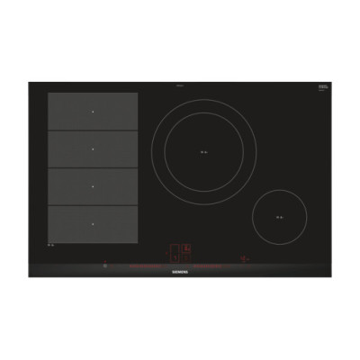 Siemens EX875LEC1E hobs Negro, Acero inoxidable Integrado Con placa de inducción 4 zona(s)