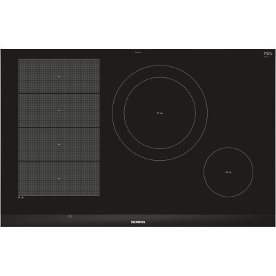 Siemens EX875LEC1E hobs Negro, Acero inoxidable Integrado Con placa de inducción 4 zona(s)