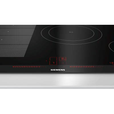 Siemens EX875LEC1E hobs Negro, Acero inoxidable Integrado Con placa de inducción 4 zona(s)