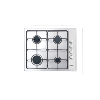 CATA GIB 6004 X hobs Negro, Acero inoxidable Integrado 60 cm Encimera de gas 4 zona(s)