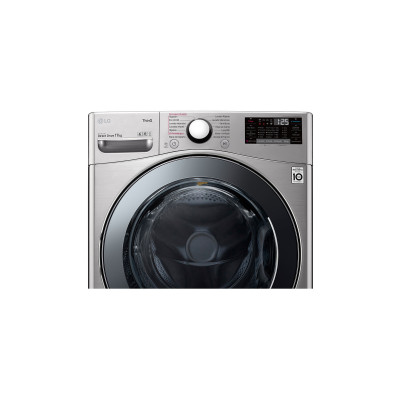 LG F1P1CY2T lavadora Carga frontal 17 kg 1100 RPM Acero inoxidable