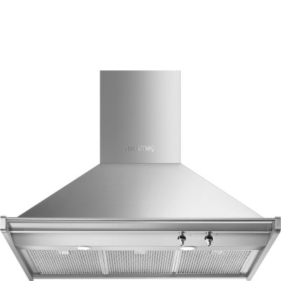 Smeg KD90HXE campana De pared Acero inoxidable 630 m³ h
