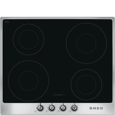 Smeg Victoria SI964XM hobs Acero inoxidable Integrado 60 cm Con placa de inducción 4 zona(s)