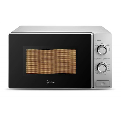 Midea MCM208MMSP microondas Negro, Plata Solo microondas Encimera 20 L 700 W