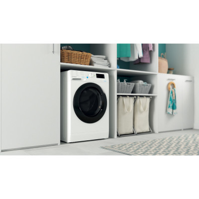 Indesit BDE 961483X WK SPT N lavadora-secadora Independiente Carga frontal Blanco D