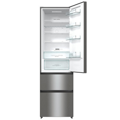 Hisense RM469N4ACD nevera y congelador Independiente 368 L D Acero inoxidable