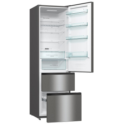 Hisense RM469N4ACD nevera y congelador Independiente 368 L D Acero inoxidable