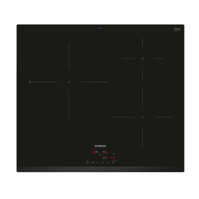 Siemens iQ100 EH631BJB6E hobs Negro Integrado 59.2 cm Con placa de inducción 3 zona(s)