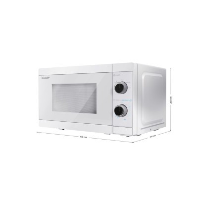 Sharp YC-MS01E-C microondas Blanco Solo microondas Encimera 20 L 800 W