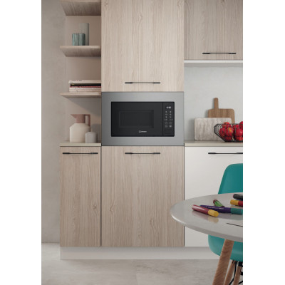 Indesit MWI 120 SX Acero inoxidable Solo microondas Integrado 20 L 800 W