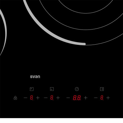 SVAN SV3601 hobs Negro Integrado 59 cm Cerámico 3 zona(s)