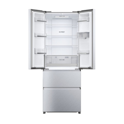 Haier FD 70 Serie 5 HFR5719EWMG nevera puerta lado a lado Independiente 444 L E Plata